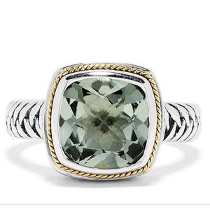 EFFY 925 Sterling Silver & 18K Yellow Gold Ring